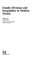 Cover of: Family divisions and inequalities in modern society