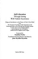 Cover of: Self-Liberation Through Seeing With Naked Awareness by Namkhai Norbu