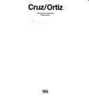 Cover of: Cruz/Ortiz (Espasa (E) Hoy. Ensayo) by Cruz Ortiz, Rafael Moneo