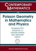 Cover of: Poisson geometry in mathematics and physics | Poisson 2006 (2006 Tokyo, Japan)