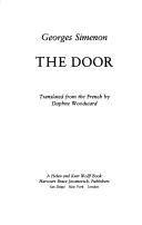 Cover of: The Door | Georges Simenon