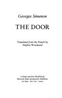 Cover of: The door by Georges Simenon