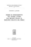 Cover of: Forme di insediamento tra Tevere e Fiora dal bronzo finale al principio dell'età del ferro