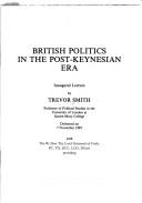 Cover of: British politics in the post-Keynesian era