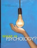 Cover of: What is psychology? by Ellen Pastorino
