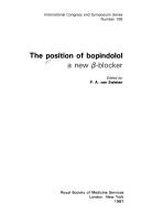 Cover of: The Position of bopindolol: a new beta-blocker