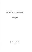 Cover of: Public Domain by Gil Ott