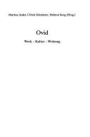 Cover of: Ovid: Werk, Kultur, Wirkung
