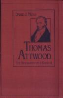 Cover of: Thomas Attwood by D. J. Moss, D. J. Moss