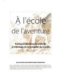 Cover of: A l'école de l'aventure: pratiques sportives de plein air et idéologie de la conquête du monde : 1890-1940
