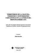 Cover of: Territorios de La Mancha by Asociación Española de Estudios Literarios Hispanoamericanos. Congreso