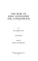 Cover of: The buik of King Alexander the Conquerour.