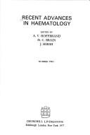 Cover of: Recent advances in haematology.