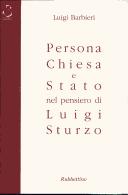 Cover of: Persona Chiesa e Stato nel pensiero di Luigi Sturzo