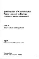 Cover of: Verification of conventional arms control in Europe: technological constraints and opportunities