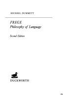 Cover of: Frege: philosophy of language