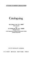 Cover of: Cataloguing by Eric J. Hunter