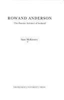 Cover of: Rowand Anderson: the premier architect of Scotland