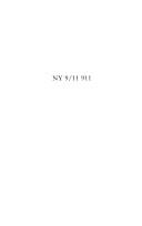 Cover of: NY 9-11 911 by Antoine de Vial