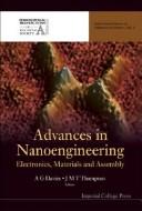 Cover of: Advances in nanoengineering: electronics, materials, assembly