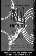 Cover of: Visual perception by Nicholas Wade