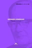 Cover of: Bernard Lonergan by Pasquale Giustiniani