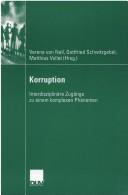 Cover of: Korruption: interdisziplinäre Zugänge zu einem komplexen Phänomen