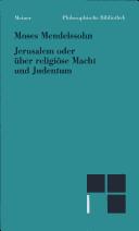 Jerusalem by Moses Mendelssohn