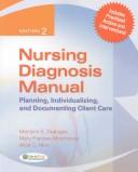 Cover of: Nursing diagnosis manual: planning, individualizing, and documenting client care