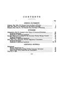 Cover of: Nuclear licensing provision in the National Energy Security Act of 1991: hearing before the Subcommittee on Nuclear Regulation of the Committee on Environment and Public Works, United States Senate, One Hundred Second Congress, second session ... January 23, 1992