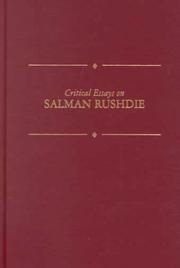 Cover of: Critical essays on Salman Rushdie