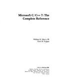 Cover of: Microsoft C/C++ 7: the complete reference