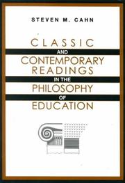 Cover of: Classic and contemporary readings in the philosophy of education