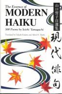 Cover of: essence of modern haiku | Seishi Yamaguchi