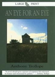 Cover of: An eye for an eye by Anthony Trollope