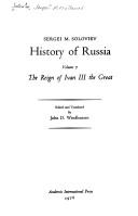 Russian society in the age of  Ivan III by Sergeĭ Mikhaĭlovich Solovʹev