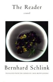 Cover of: The Reader by Bernhard Schlink, Carol Brown Janeway