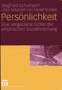 Cover of: Persönlichkeit: eine vergessene Grösse der empirischen Sozialforschung