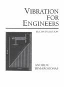 Cover of: Vibration for engineers. by Andrew D. Dimarogonas