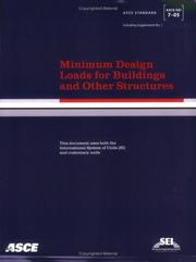 Cover of: Minimum Design Loads for Buildings And Other Structures: SEI/ASCE 7-05 (ASCE Standard No. 7-05) (ASCE Standard)