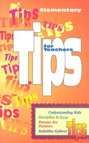 Cover of: Tips for teachers.