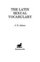 Cover of: The Latin sexual vocabulary