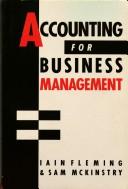Cover of: Accounting for businessmanagement
