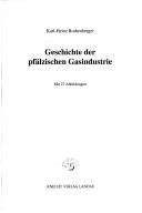 Cover of: Geschichte der pfälzischen Gasindustrie