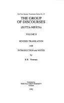 Cover of: The Group of Discourses (Sutta-Nipata) by K. R. Norman