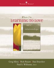 Cover of: When I'm Learning to Love (Windows of Worship) (Windows of Worship)