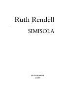 Cover of: SIMISOLA. by Ruth Rendell