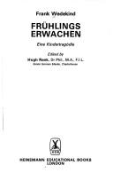 Cover of: Fruhlings Erwachen by Frank Wedekind