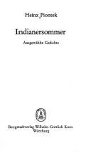 Cover of: Indianersommer: ausgewählte Gedichte