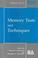 Cover of: Memory tests and techniques